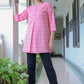 womens cotton floral printed short kurti