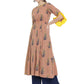 Cotton Floral Printed A-line Kurti (Multi)