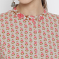 Rayon Floral Printed Anarkali Kurti (Multi)
