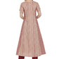 Rayon Floral Printed A-line Kurti (Maroon)