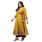 Festive & Party Embellished  Kurti (Yellow)