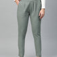  Cotton Slub Solid Regular Fit Casual Trouser Pants (GREY)