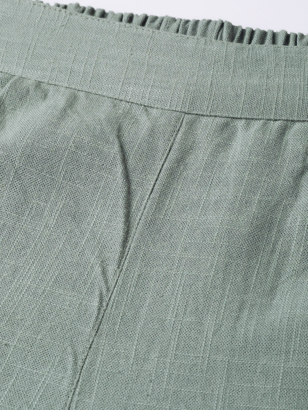  Cotton Slub Solid Regular Fit Casual Trouser Pants (GREY)