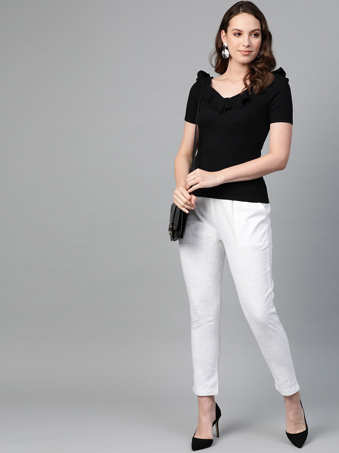 Buy Louis Philippe White Trousers Online  783322  Louis Philippe