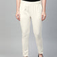  Cotton Slub Solid Regular Fit Casual Trouser Pants (OFF-WHITE)