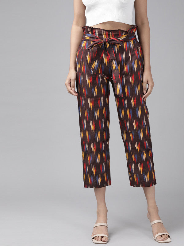 Buy BAWRI Women's/Girls Cotton Flex Casual Solid Trouser Pants Online at  desertcartINDIA